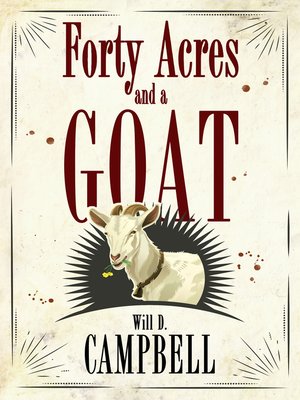 cover image of Forty Acres and a Goat